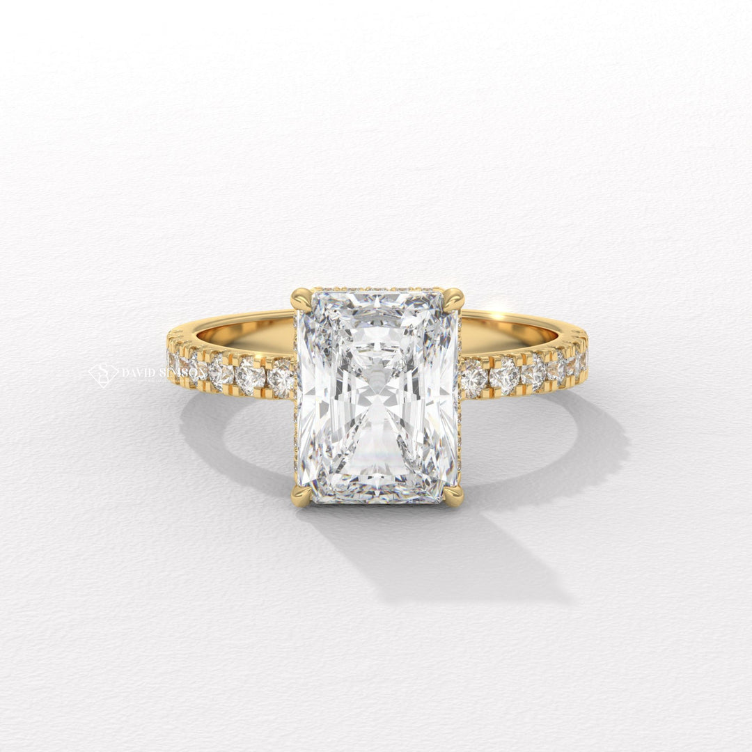 Radiant cut engagement ring, Radiant diamond engagement ring, Radiant solitaire engagement ring, Radiant halo engagement ring, Radiant pave engagement ring, Radiant vintage engagement ring