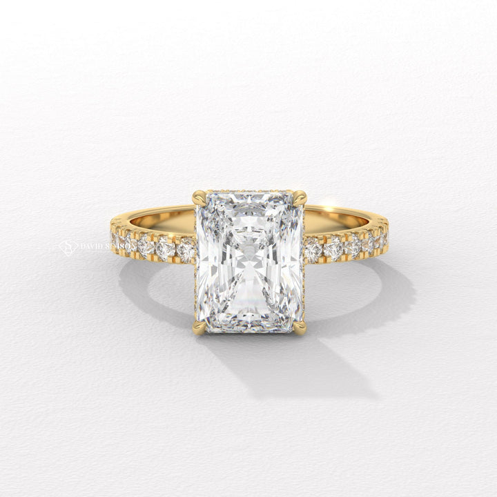 Radiant cut engagement ring, Radiant diamond engagement ring, Radiant solitaire engagement ring, Radiant halo engagement ring, Radiant pave engagement ring, Radiant vintage engagement ring