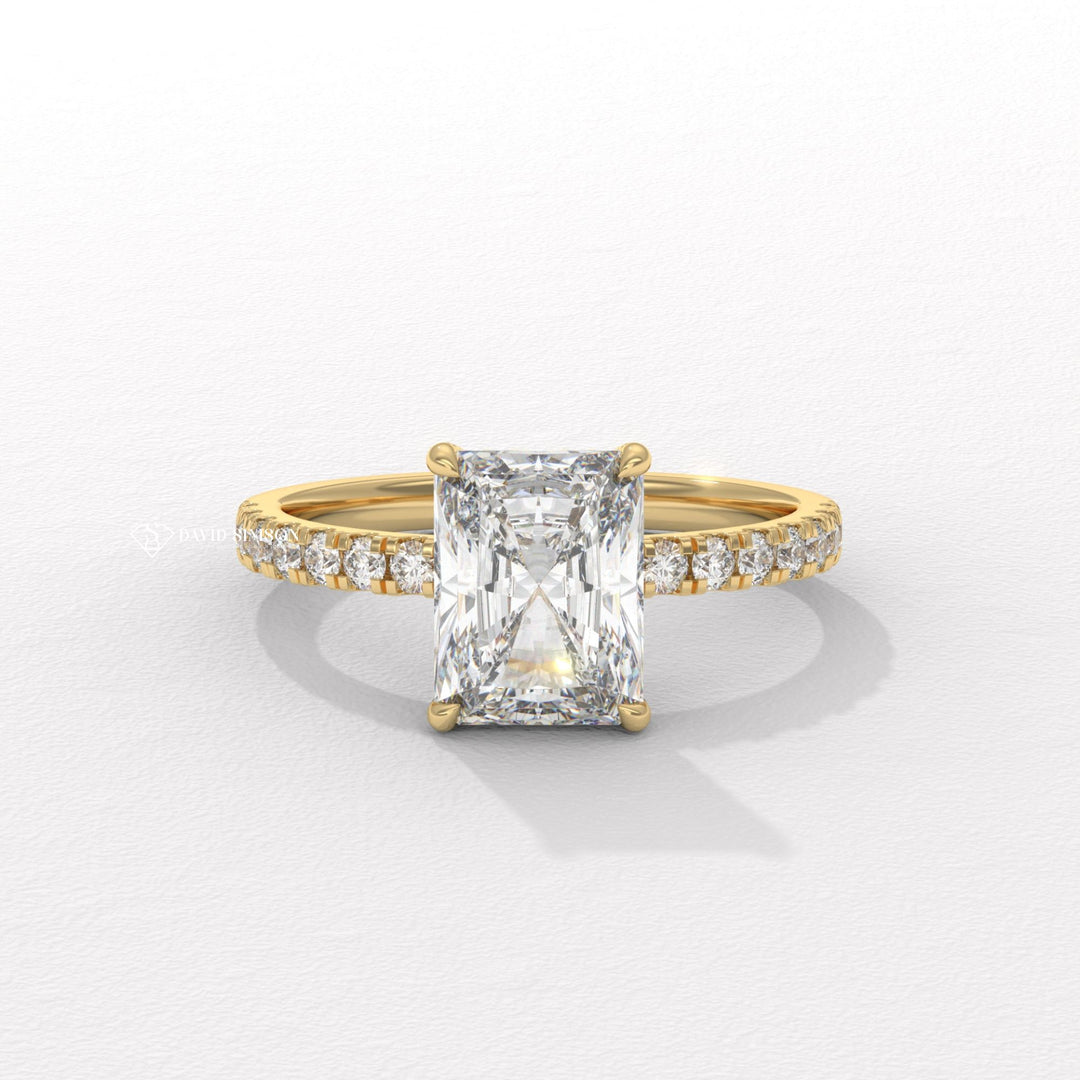 Radiant cut engagement ring, Radiant diamond engagement ring, Radiant solitaire engagement ring, Radiant halo engagement ring, Radiant pave engagement ring, Radiant vintage engagement ring,