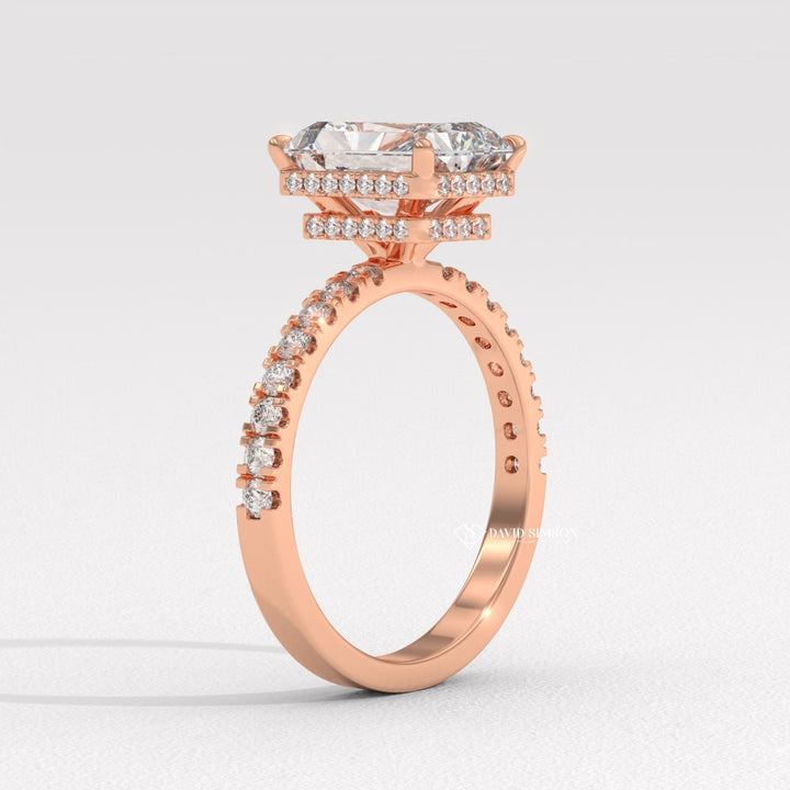 Radiant versatile engagement ring, Radiant ethical engagement ring, Radiant sustainable engagement ring, Radiant conflict-free engagement ring, Radiant lab-grown engagement ring, Radiant natural engagement ring