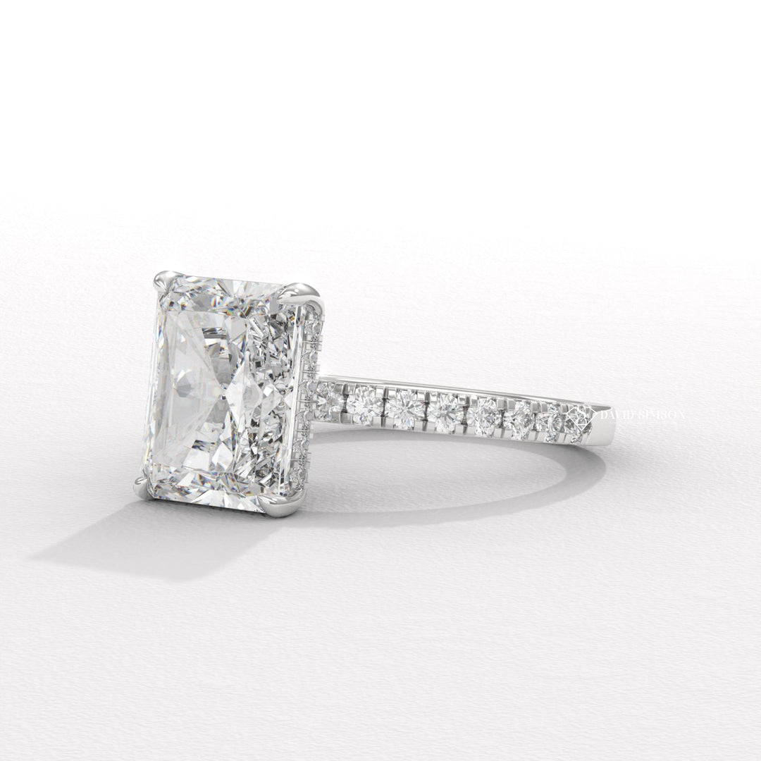 Radiant online diamond engagement ring, Radiant local diamond engagement ring, Radiant handmade diamond engagement ring, Radiant customized diamond engagement ring, 