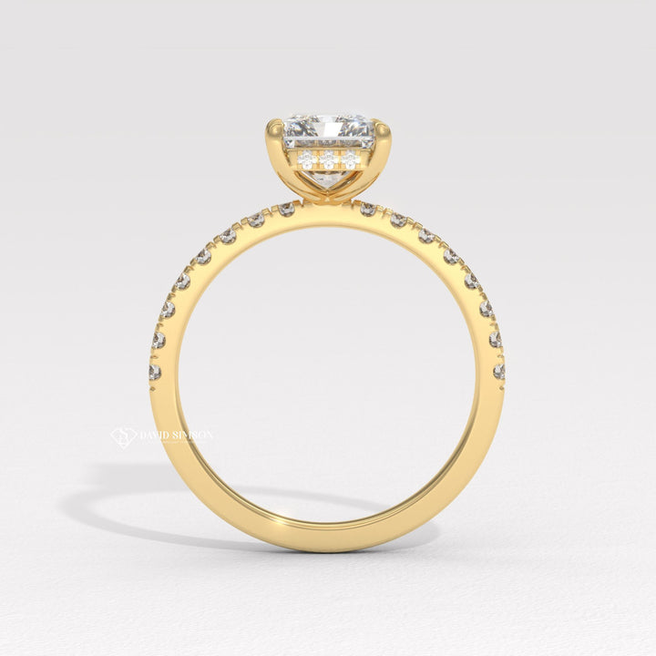 Radiant tension set engagement ring, Radiant split shank engagement ring, Radiant channel set engagement ring, Radiant swirl engagement ring, Radiant unique engagement ring, 