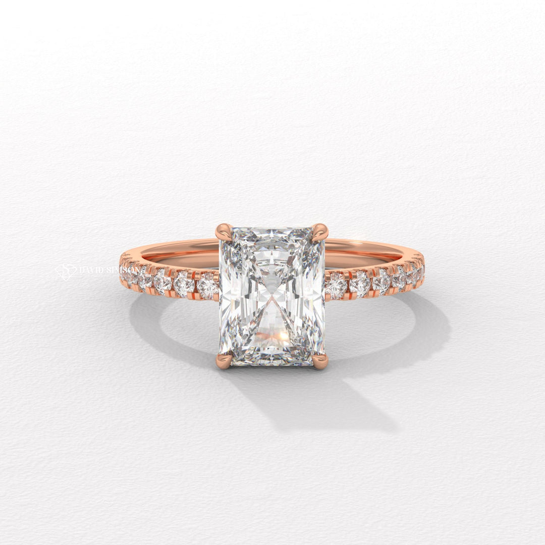 Radiant traditional engagement ring, Radiant contemporary engagement ring, Radiant minimalist engagement ring, Radiant intricate engagement ring, Radiant delicate engagement ring, 