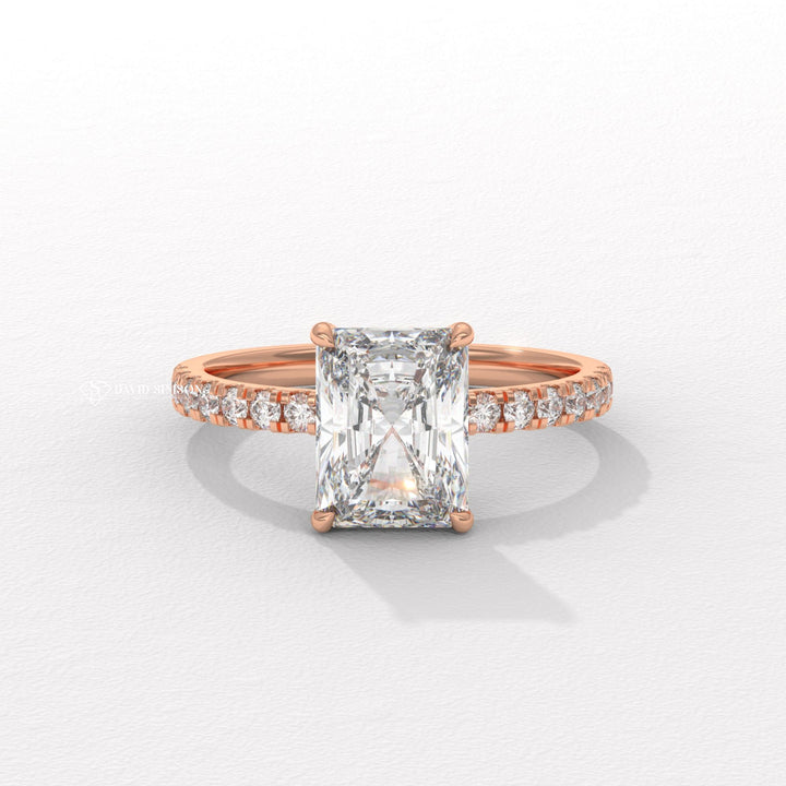 Radiant traditional engagement ring, Radiant contemporary engagement ring, Radiant minimalist engagement ring, Radiant intricate engagement ring, Radiant delicate engagement ring, 