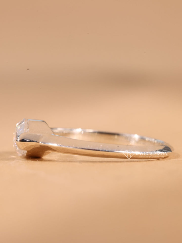 1.50CT-2.50CT East West Marquise Cut Moissanite Diamond Engagement Ring