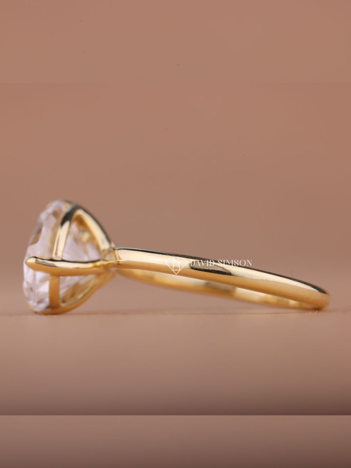 2.50CT Pear Cut Moissanite Diamond Toi et Moi Engagement Ring for Her