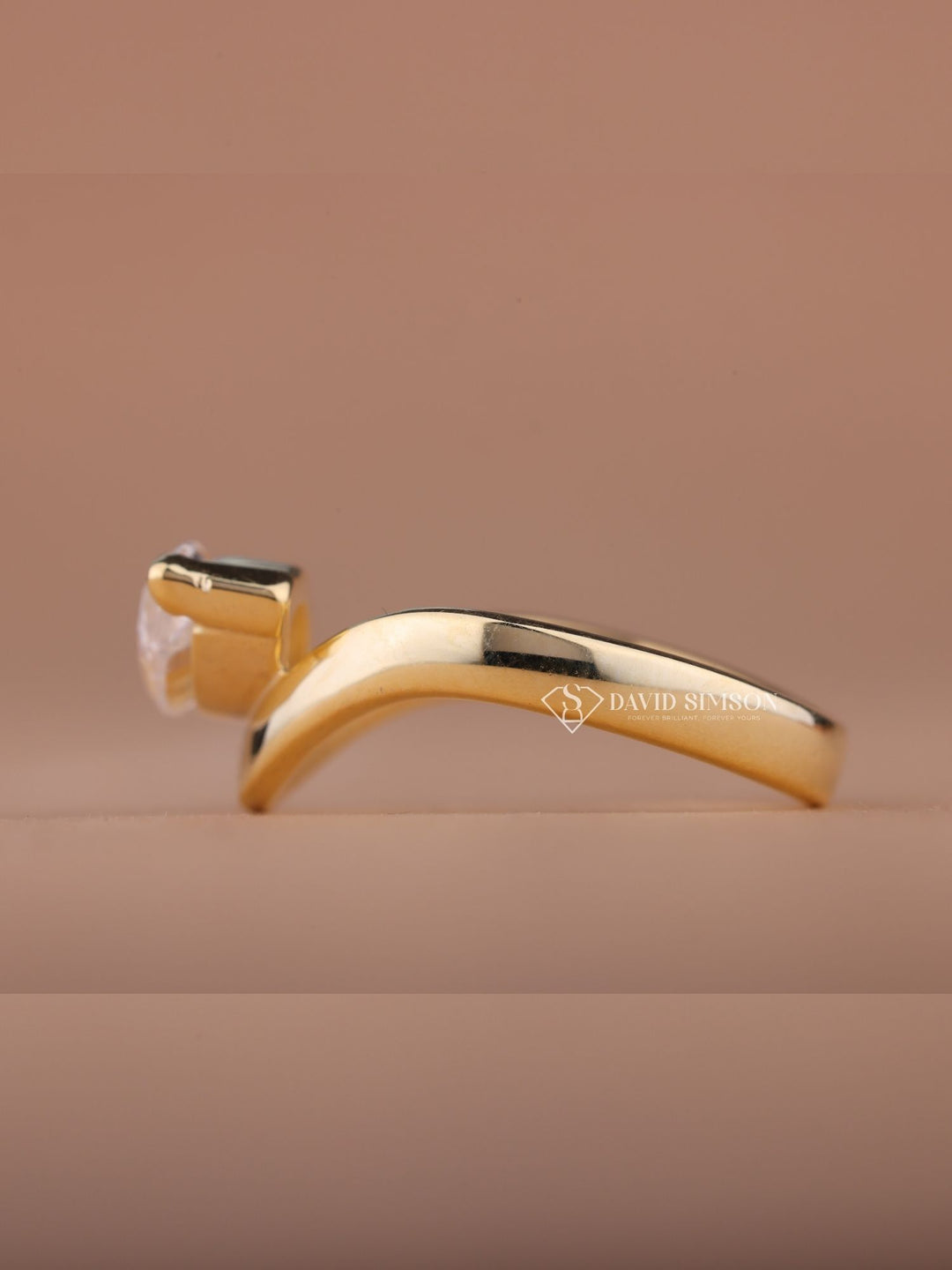 1.50CT-3.50CT Marquise Cut Moissanite East West Wave set Engagement Ring