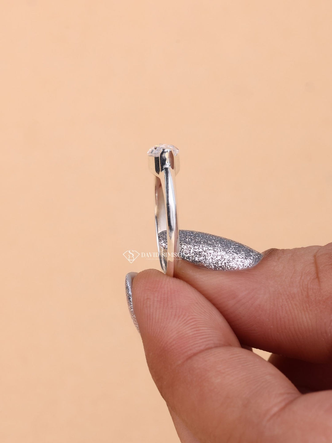 1.50CT-2.50CT East West Marquise Cut Moissanite Diamond Engagement Ring