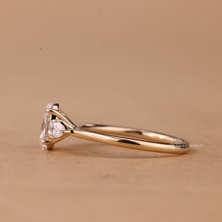2 Carat Oval Moissanite
Conflict Free Ring
Classic Three Stone Set
Moissanite Trilogy Ring
