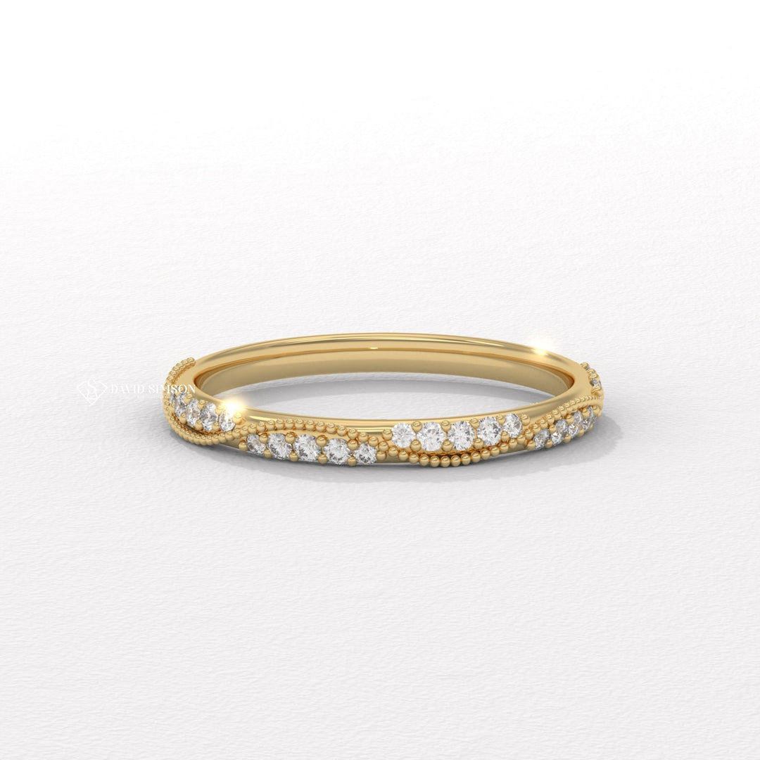 MoissaniteHalfEternity
VintageWeddingBand
HalfEternityBand
RoundCutMoissanite