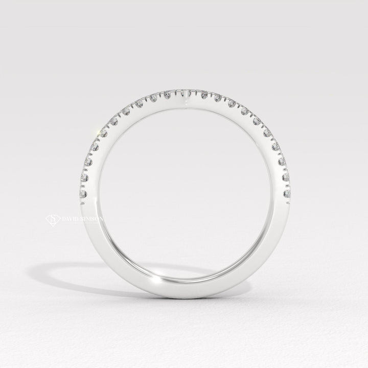 Contoured Wedding Ring
Curved Moissanite Band
Wishbone Ring
Wishbone Wedding Band
Curved Eternity Band
V Shaped Ring
