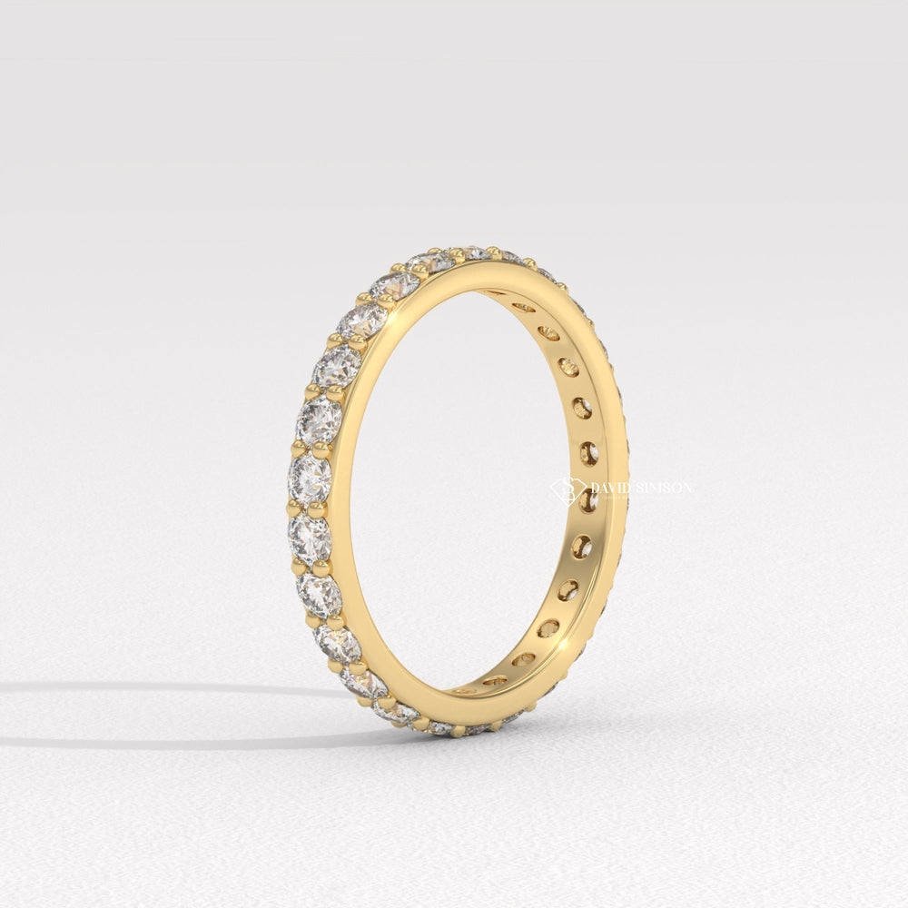 Full Eternity Ring
Round Moissanite Band
Eternity Wedding Band
Moissanite Wedding Ring