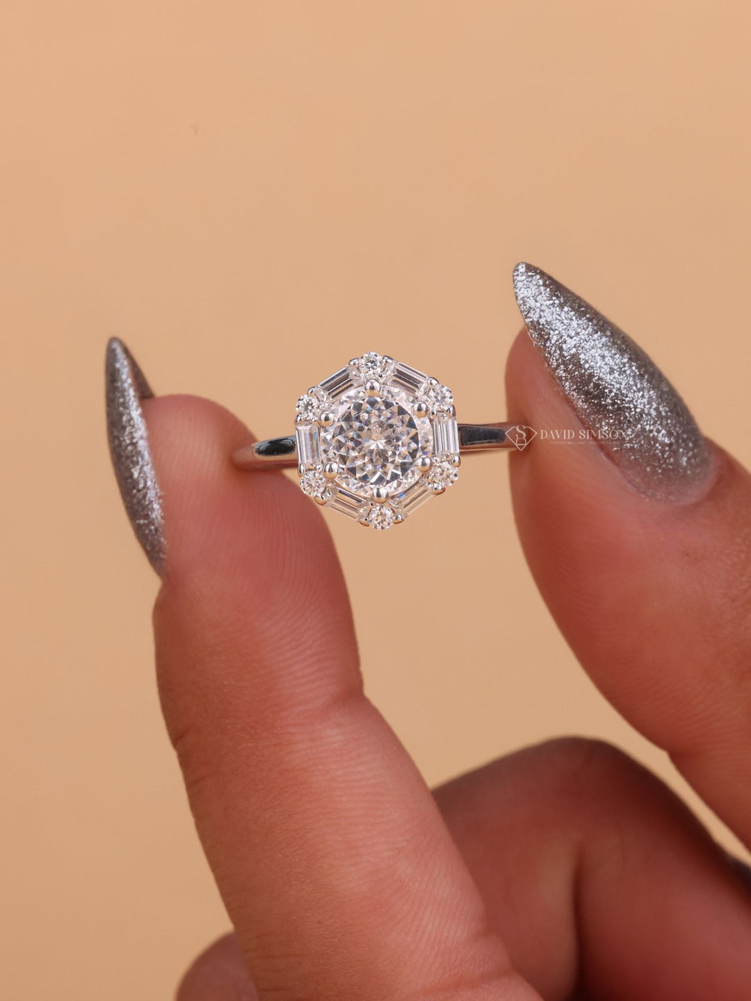 Round modern diamond engagement ring, Round traditional diamond engagement ring, Round halo diamond engagement ring, Round halo diamond engagement ring, 