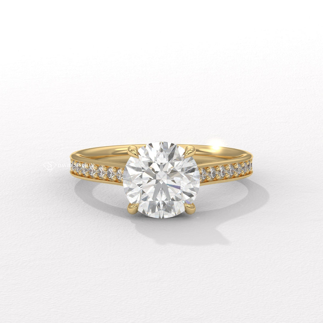 engagement ring, Round certified engagement ring, Round affordable luxury engagement ring, Round budget engagement ring, Round expensive engagement ring,