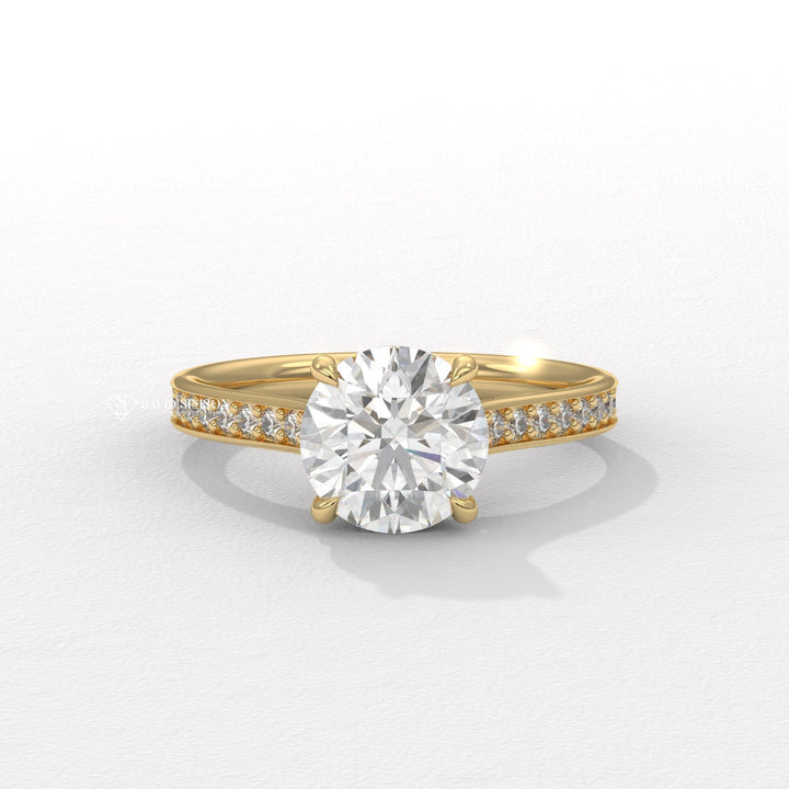 engagement ring, Round certified engagement ring, Round affordable luxury engagement ring, Round budget engagement ring, Round expensive engagement ring,