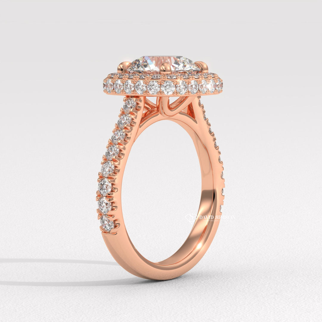 engagement ring, Round classic engagement ring, Round modern engagement ring, Round three-stone engagement ring, Round side stone engagement ring, Round cathedral engagement ring,
