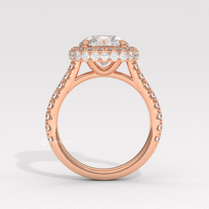 Round bezel engagement ring, Round tension set engagement ring, Round split shank engagement ring, Round channel set engagement ring, Round unique engagement ring,