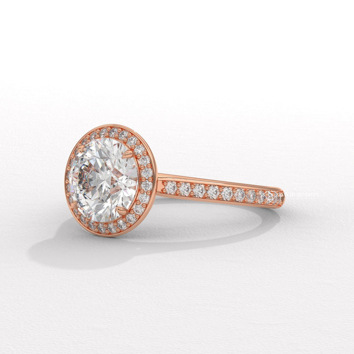 Round affordable diamond engagement ring, Round luxury diamond engagement ring, Round discount diamond engagement ring, Round designer diamond engagement ring, 