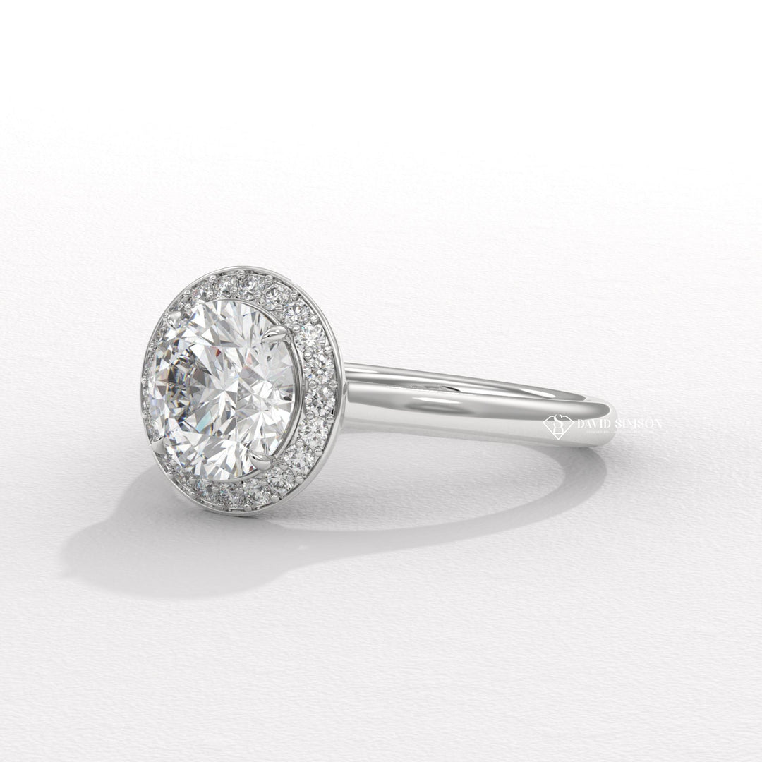 Round certified engagement ring, Round affordable luxury engagement ring, Round budget engagement ring, Round expensive engagement ring, Round high-quality engagement ring