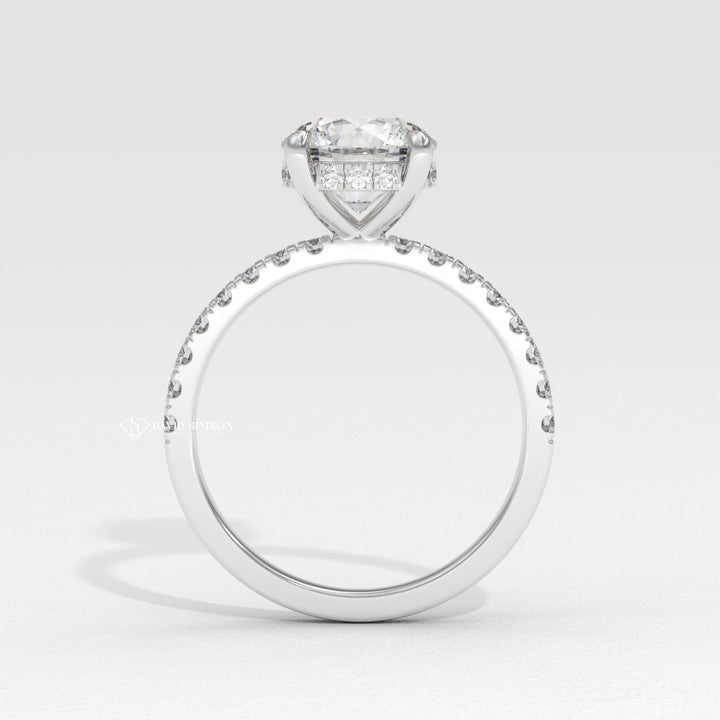 Round local engagement ring, Round handmade engagement ring, Round customized engagement ring, Round made-to-order engagement ring, Round personalized engagement ring,