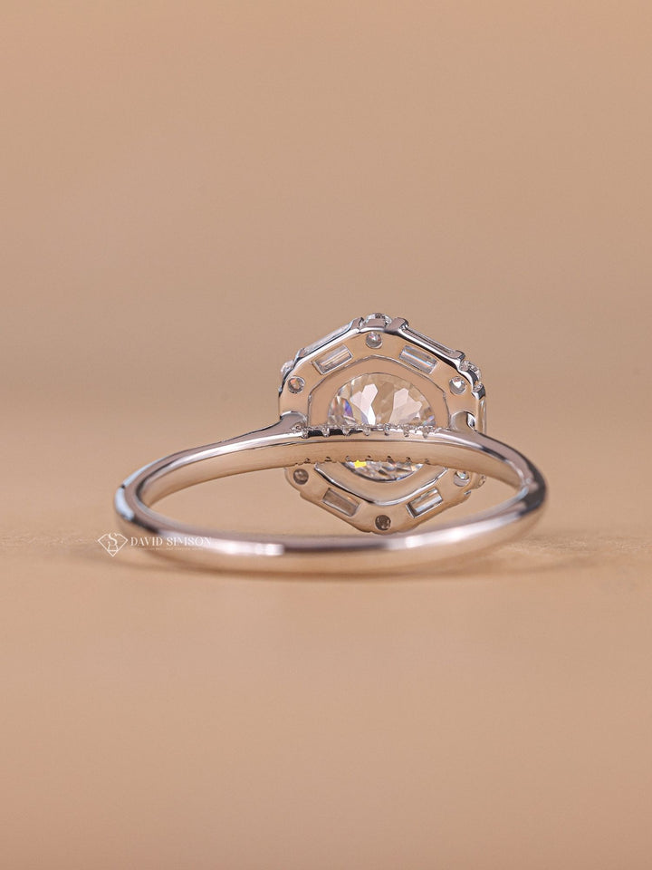 Round sustainable engagement ring, Round conflict-free engagement ring, Round lab-grown engagement ring, Round natural engagement ring, Round certified engagement ring, Round affordable luxury engagement ring, 