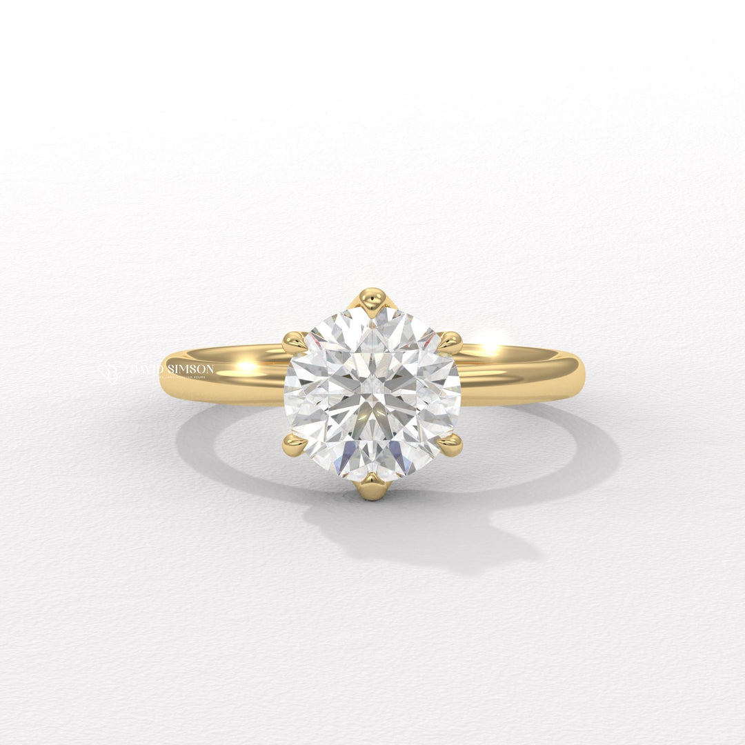 Round whimsical engagement ring, Round glamorous engagement ring, Round sophisticated engagement ring, Round trendy engagement ring, Round fashionable 