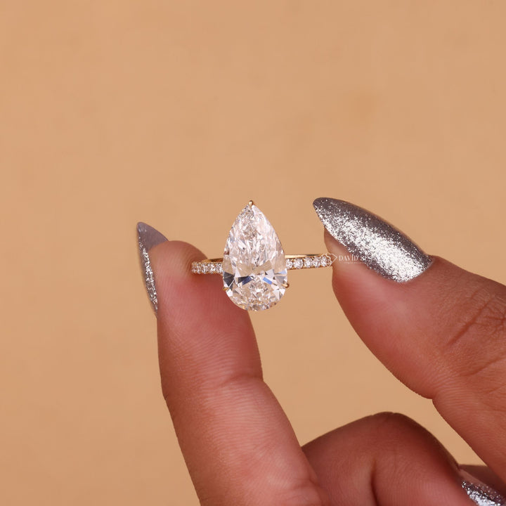 3.5CT Pear Moissanite
4.5CT Pear Moissanite
Pear Cut Hidden Halo
Hidden Halo Engagement Ring
Large Pear Moissanite
Moissanite Diamond Ring