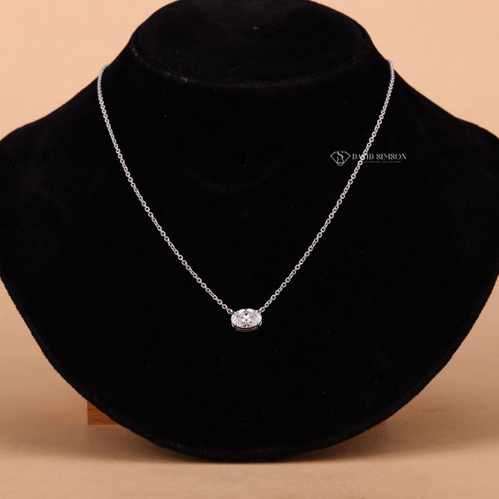 Oval Cut Diamond Pendant
Solitaire Diamond Necklace
Horizontal Diamond Pendant
Oval Shape Necklace
Elegant Solitaire Pendant
