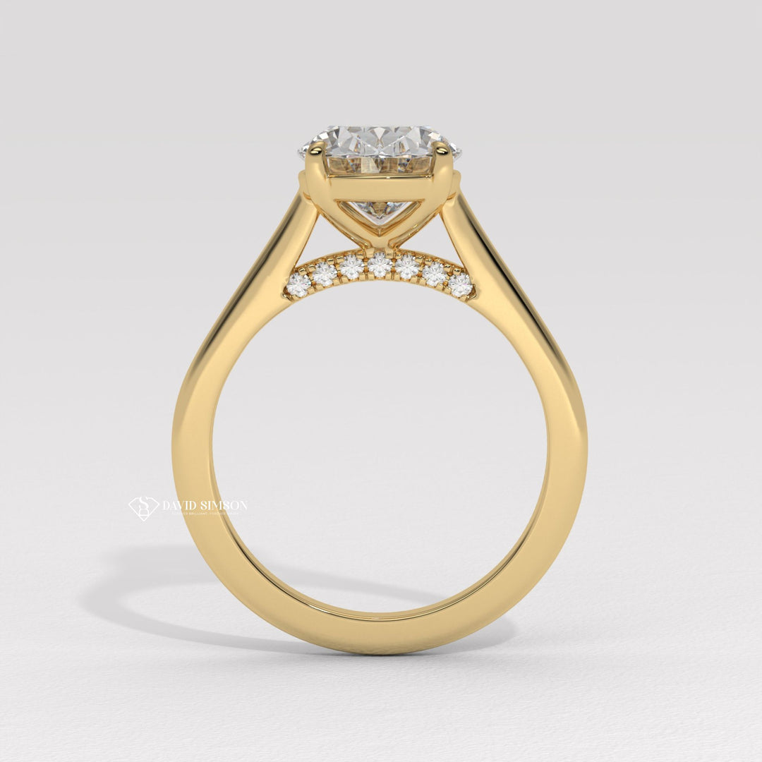 Princess cut solitaire diamond engagement ring,

Solitaire engagement rings with hidden halo,

Solitaire ring price guide and buying tips,