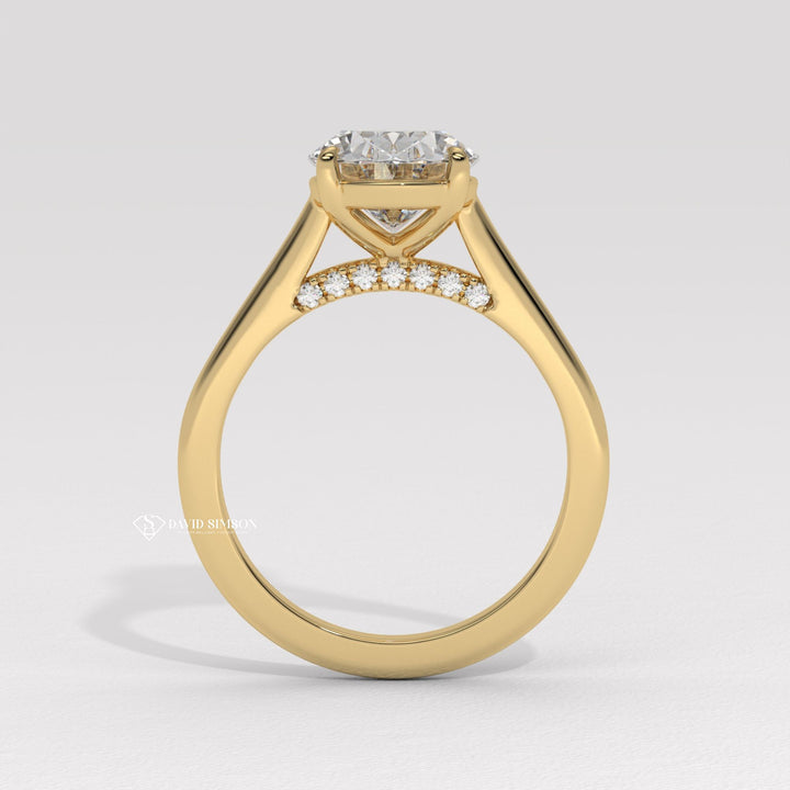 Princess cut solitaire diamond engagement ring,

Solitaire engagement rings with hidden halo,

Solitaire ring price guide and buying tips,