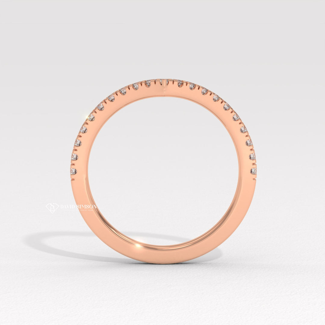 Stacking Curve Band
Nesting Ring
Stackable Curve
Half Eternity Curved
Round Cut Curve