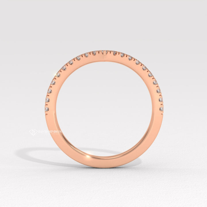 Stacking Curve Band
Nesting Ring
Stackable Curve
Half Eternity Curved
Round Cut Curve