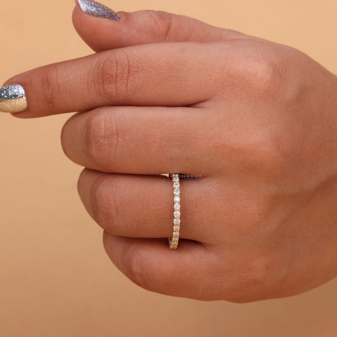 Timeless Bridal Style
Moissanite Anniversary Band
Statement Band
Round Cut Wedding Ring
