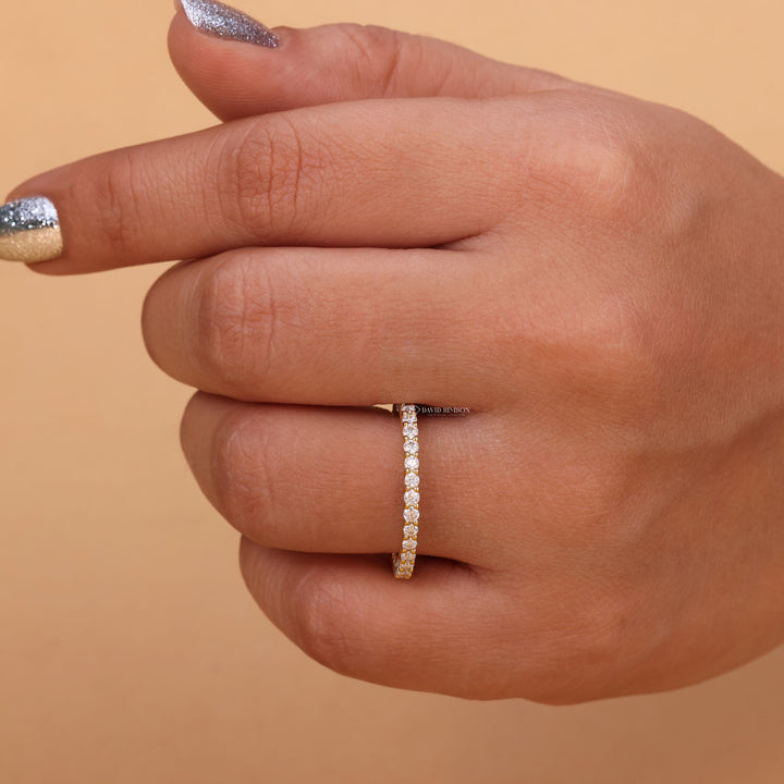 Timeless Bridal Style
Moissanite Anniversary Band
Statement Band
Round Cut Wedding Ring
