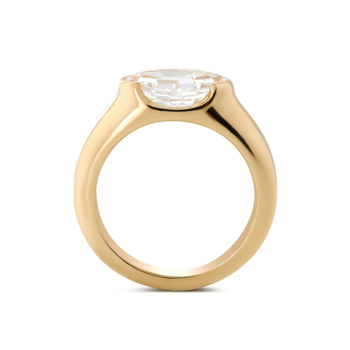Custom Moissanite Jewelry
Clean Line Ring
Statement Oval Ring
Modern Solitaire
East West Bezel