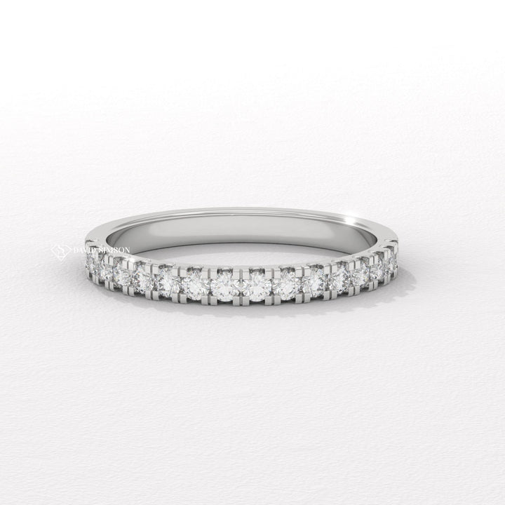 Platinum Eternity Ring
Solid Gold Ring
Sterling Silver Ring
White Gold Stacking
