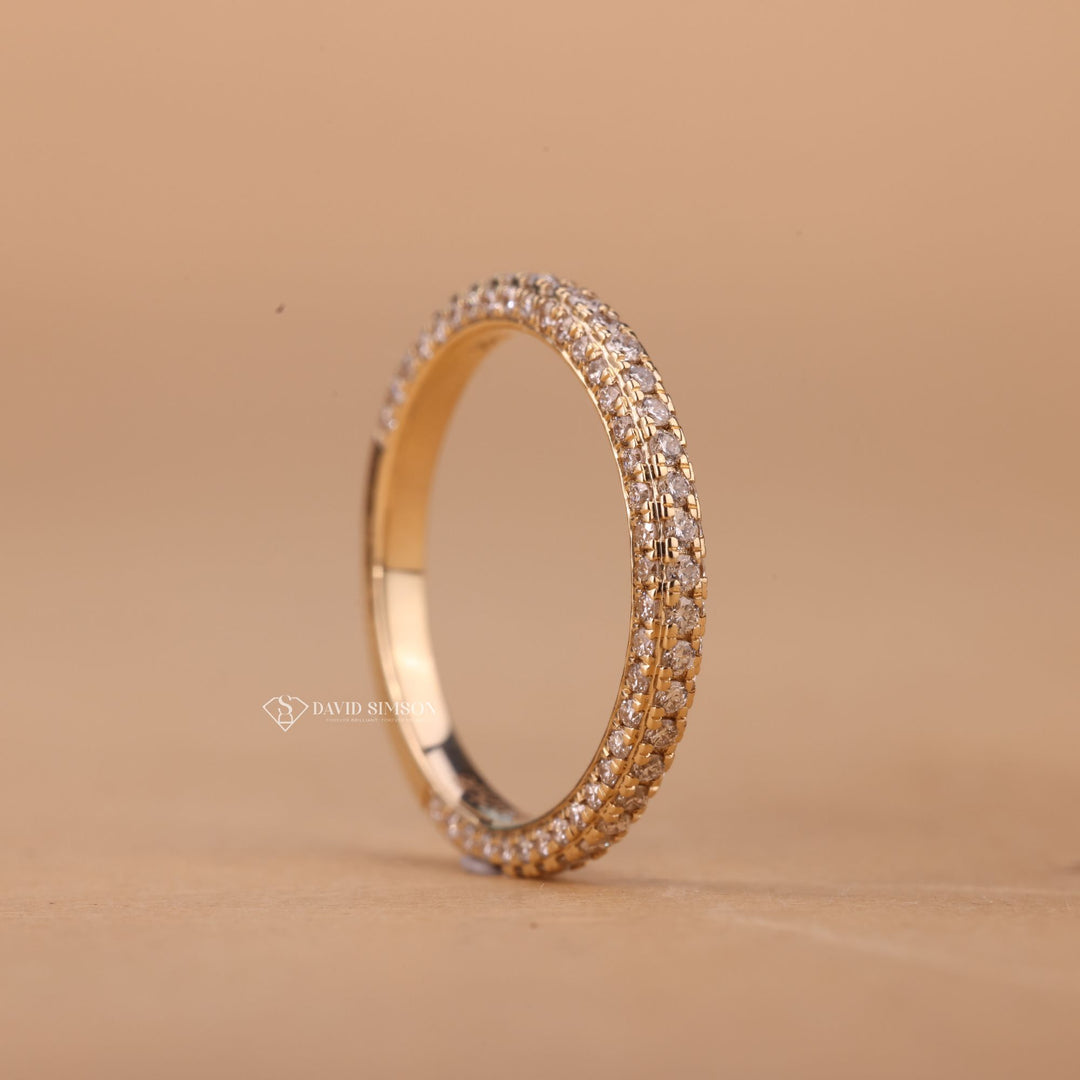 Sustainable wedding ring
Ethical diamond band
Conflict free moissanite
Anniversary gift for her
Proposal helper ring