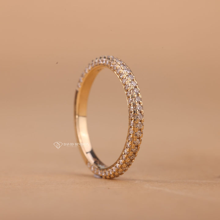 Sustainable wedding ring
Ethical diamond band
Conflict free moissanite
Anniversary gift for her
Proposal helper ring