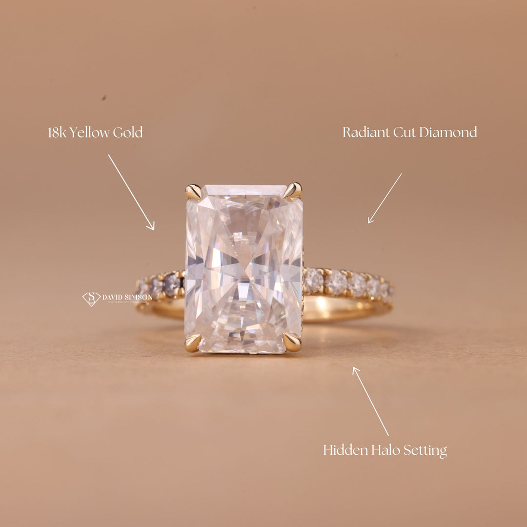 Sustainable Radiant Ring
Ethical Moissanite Solitaire
Conflict Free Radiant Ring
Bridal Hidden Halo Ring
Sparkling Radiant Moissanite
Handcrafted Radiant Ring
