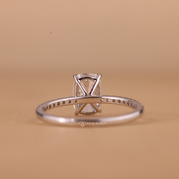 VVS1 Moissanite Ring
Crushed Ice Moissanite
Lab Grown Cushion Diamond
Thin Pave Engagement Ring
Radiant Style Cushion Ring
