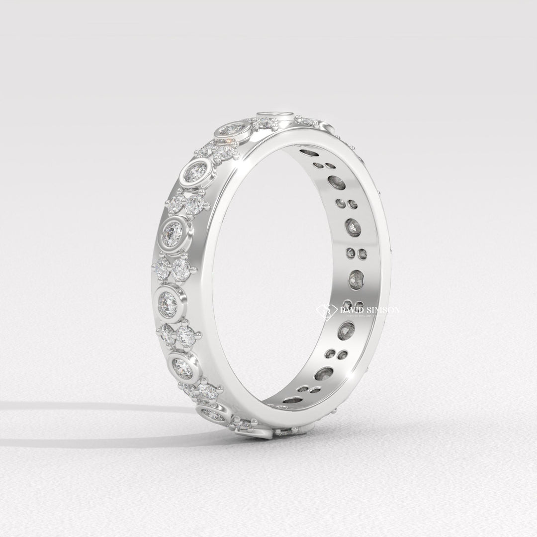 wedding band, Diamond wedding band with gemstones, Diamond wedding band with birthstones, Stackable diamond wedding band, Timeless diamond wedding band, Elegant diamond wedding band, Sparkling diamond wedding band, Dazzling diamond wedding band,