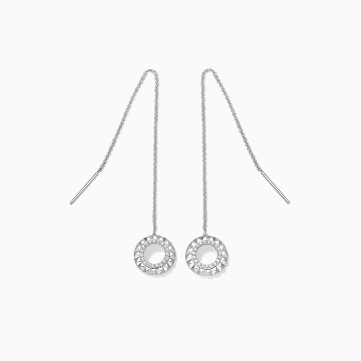 Round Cut Moissanite Unique Diamond Earrings for Women