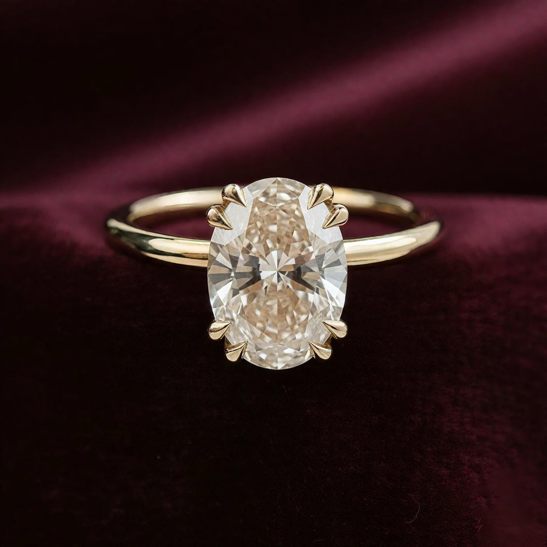 Minimalist Solitaire
Brown Diamond Ring
Eco Friendly Moissanite
Champagne Gemstone Ring
Warm Tone Engagement
Oval Champagne Solitaire
2.0ct Oval Moissanite
