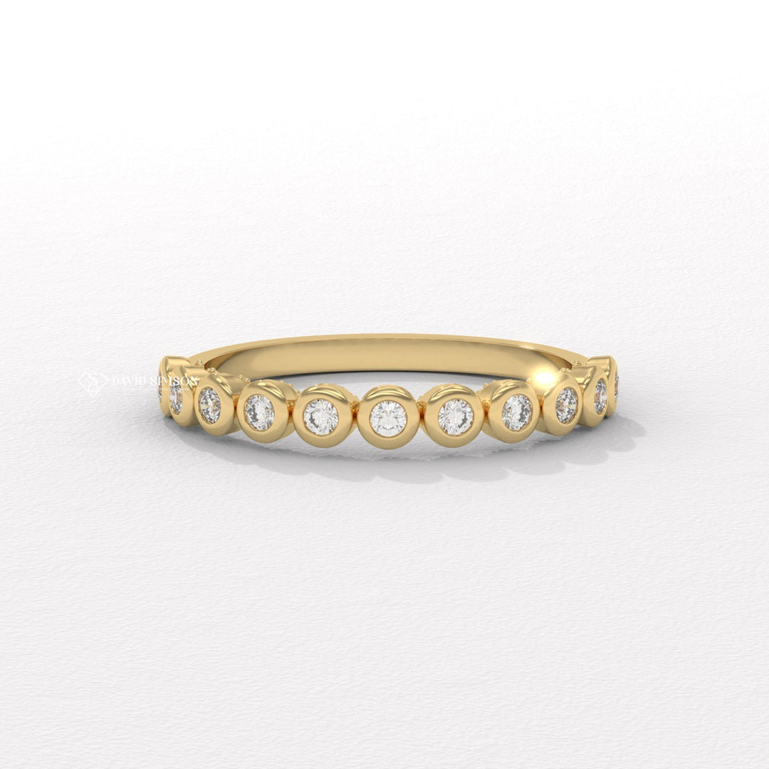 Secure Setting Ring
Modern Wedding Band
Unique Wedding Band
Minimalist Bezel Ring