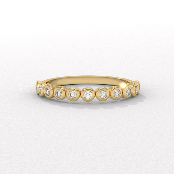 Secure Setting Ring
Modern Wedding Band
Unique Wedding Band
Minimalist Bezel Ring