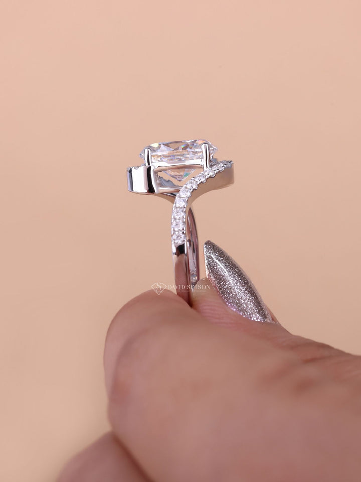 Oval cut bypass engagement rings for sale,

Custom bypass engagement rings with hidden halo,

Bypass ring vs solitaire ring comparison,
