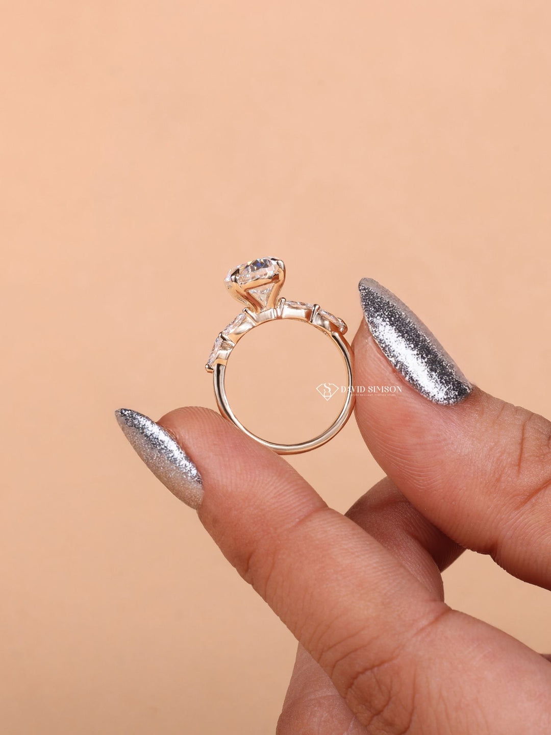 Emerald cut pave engagement rings, 1 carat pave diamond ring price, Pave moissanite rings, Custom pave diamond rings, Heart shape pave rings, Best pave rings for proposals.