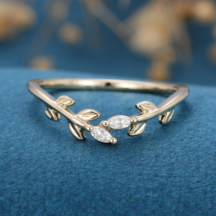 1-40-ct-marquise-shaped-moissanite-nature-inspired-wedding-band-1