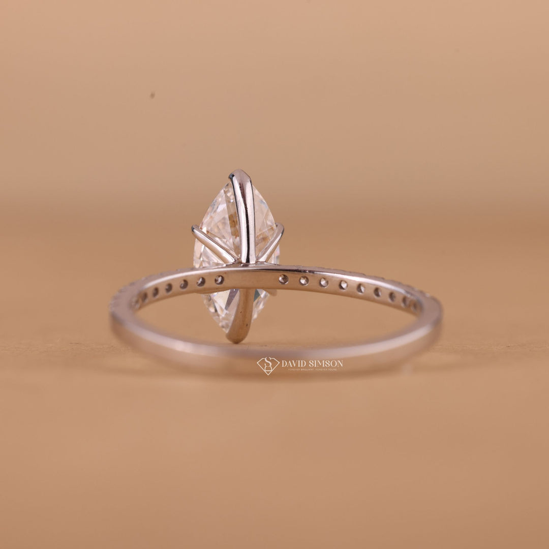 Ethical Engagement Ring
Marquise Shaped Wedding Ring
Hidden Halo Marquise Ring
VVS1 Marquise Moissanite
Lab Grown Marquise Diamond
