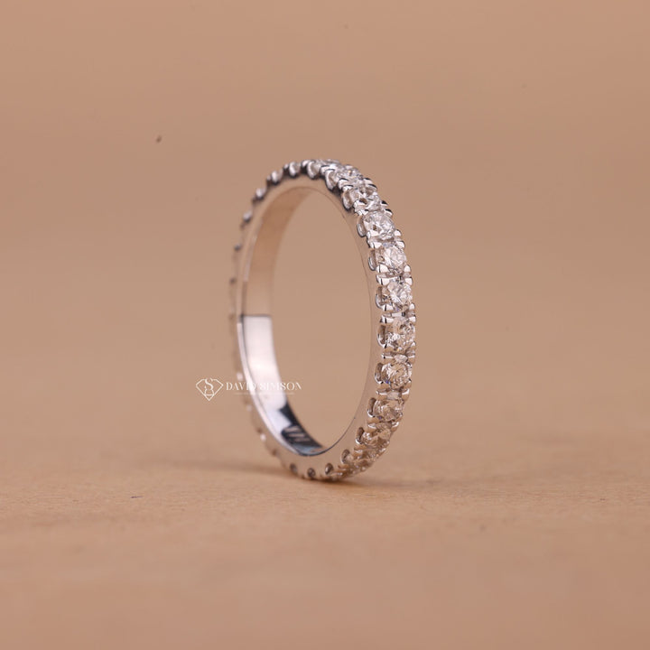 Ethical Wedding Ring
Conflict Free Jewelry
Gold Moissanite Band
